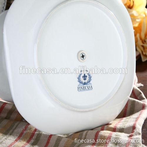 Elegant Fine White Porcelain 3 Tier Cake Stand